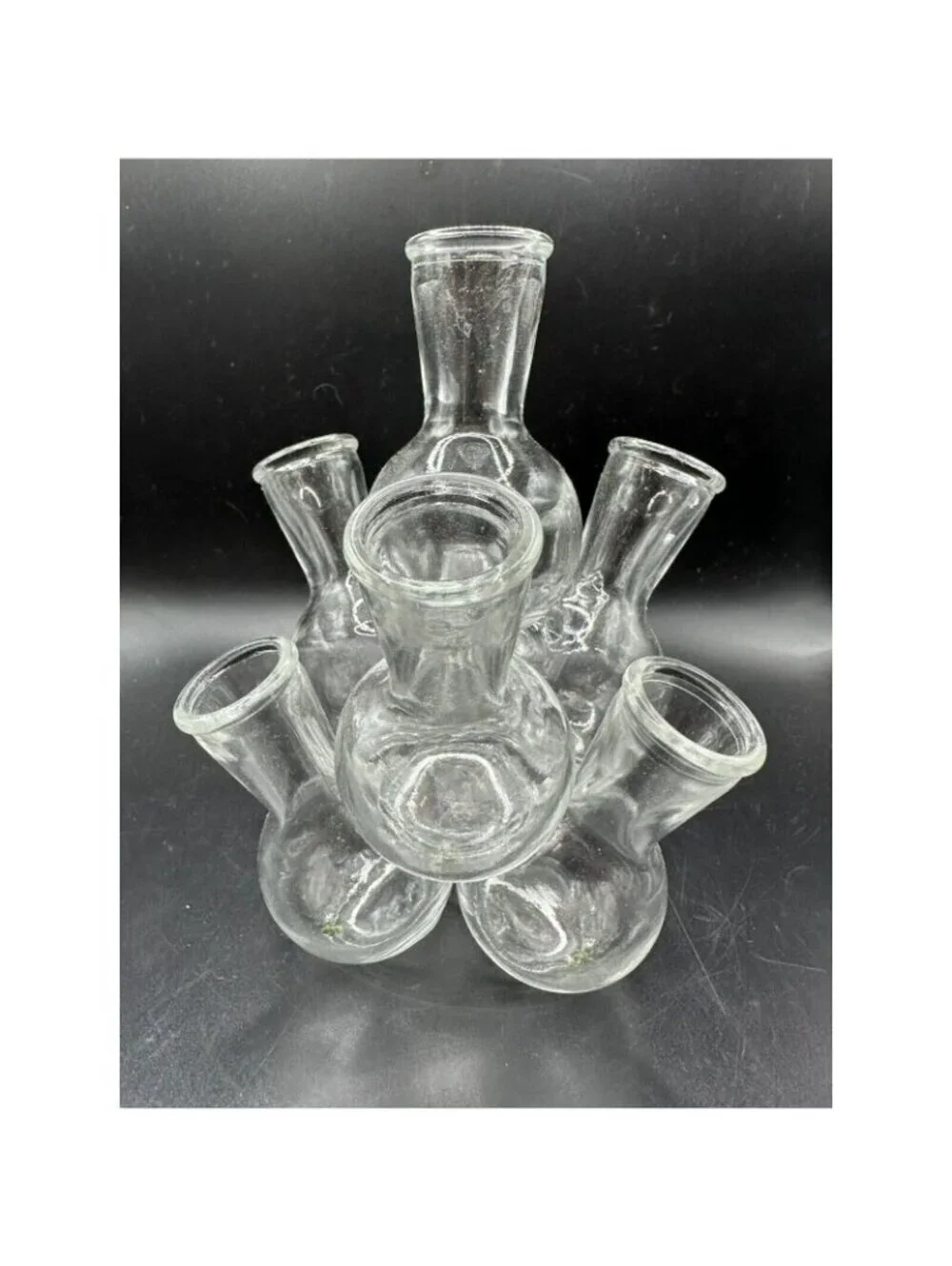 New in box - The Original Floral Seven Flower Arranger Bud Vase - 7 Small Vases